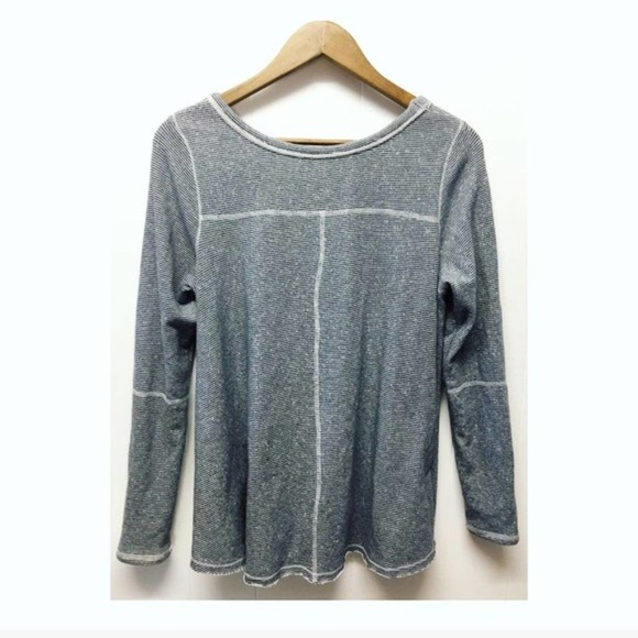 Free People | Laced Chest Long Sleeve Top Striped - Picture 4 of 8